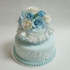 手作りウエディングケーキ