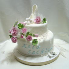 シュガークラフトウエディングケーキ