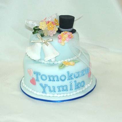 シュガークラフトウエディングケーキ